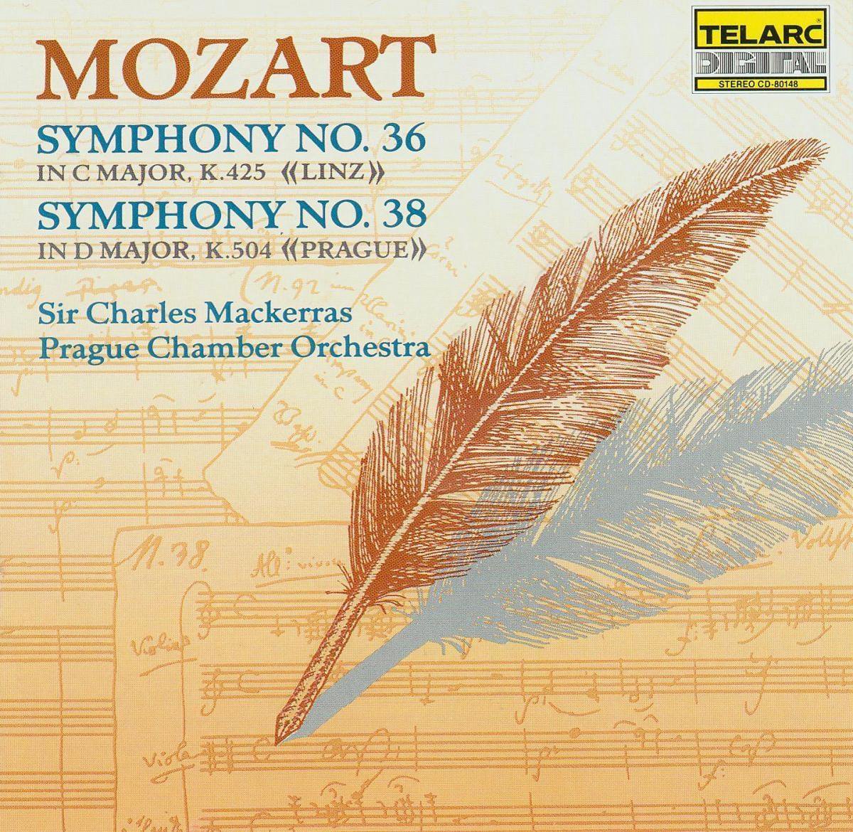Mozart: Symphonies 36 & 38 / Mackerras, Prague CO