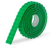 Sinji Play Stick & Brick - Flexibel Speelgoedtape - Lego Tape – Geschikt voor Lego City, Lego Creator, Lego Friends – Groen