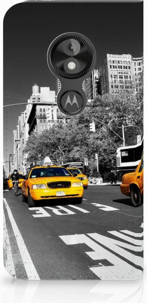 Motorola Moto E5 Play Book Cover New York Taxi