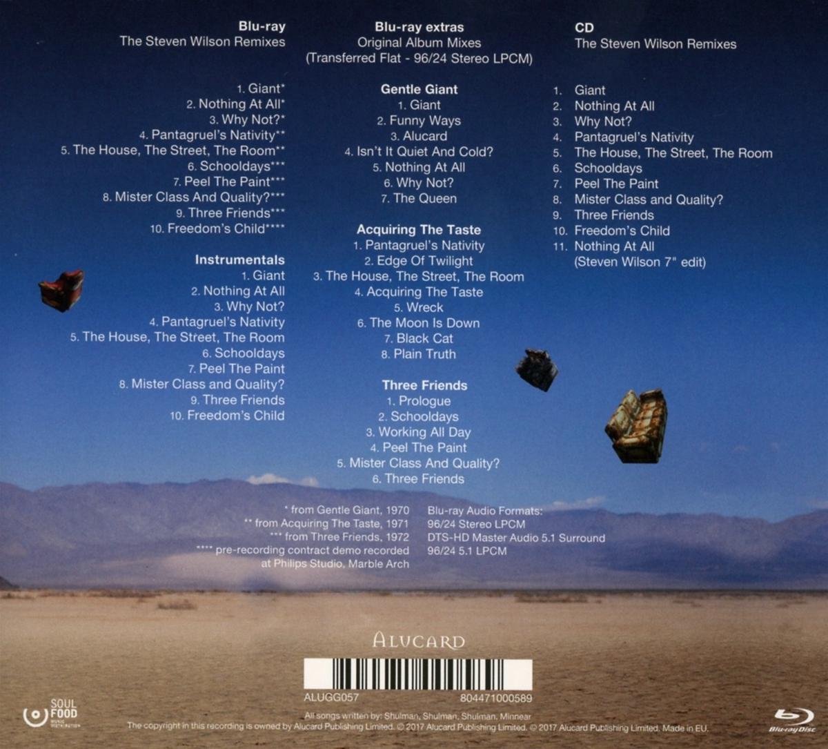 Gentle Giant - Three Piece Suite (CD | Blu-ray), Gentle Giant