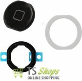 Home Button & Gasket Black / Zwart + Home button spacer voor Apple iPad Air 1