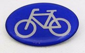 Broche fiets verkeersbord