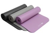 Tapis de fitness gym - Tapis de fitness violet 10 mm YOGISTAR