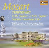 Mozart: Symphonies K385  'Hafner' & K 551 'Jupiter'; Sinfonia Concertante K 364
