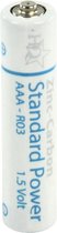 HQ, Zink Chloride 1.5 V AAA Batterij 4-blister