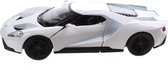 Goki Metalen Auto Ford Gt 2017 12,5 Cm Wit