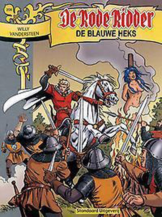 Cover van het boek 'S208 DE RODE RIDDER' van w. Vandersteen