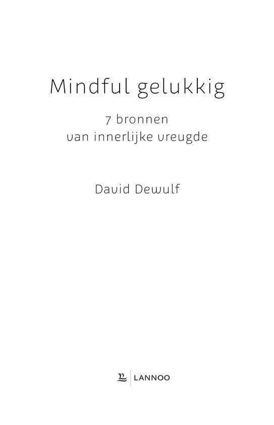 Mindful gelukkig