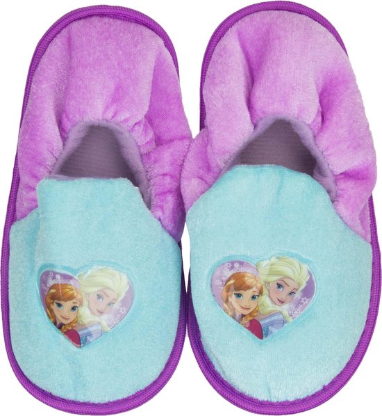 Frozen paars blauwe pantoffels / slippers maat 24/25 | bol.com