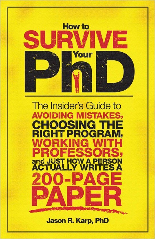 How to Survive Your PhD - cover