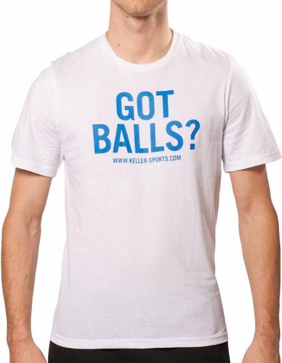 Keller Sports - GOT ballen Shirt Heren (wit) - L | bol.com
