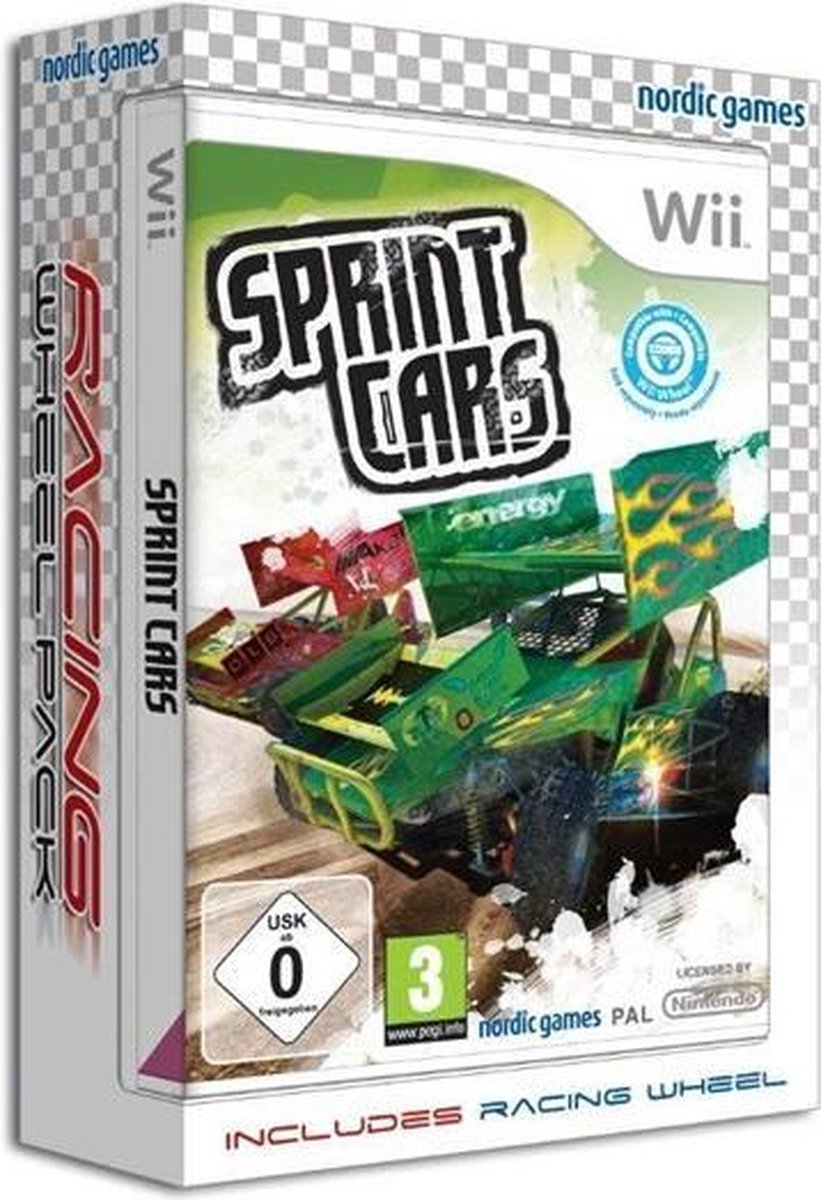 Sprint Cars + Steering Wheel