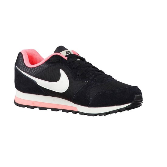 Nike MD Runner 2 Sportschoenen - Maat 40.5 - Vrouwen - zwart/wit/roze |  bol.com