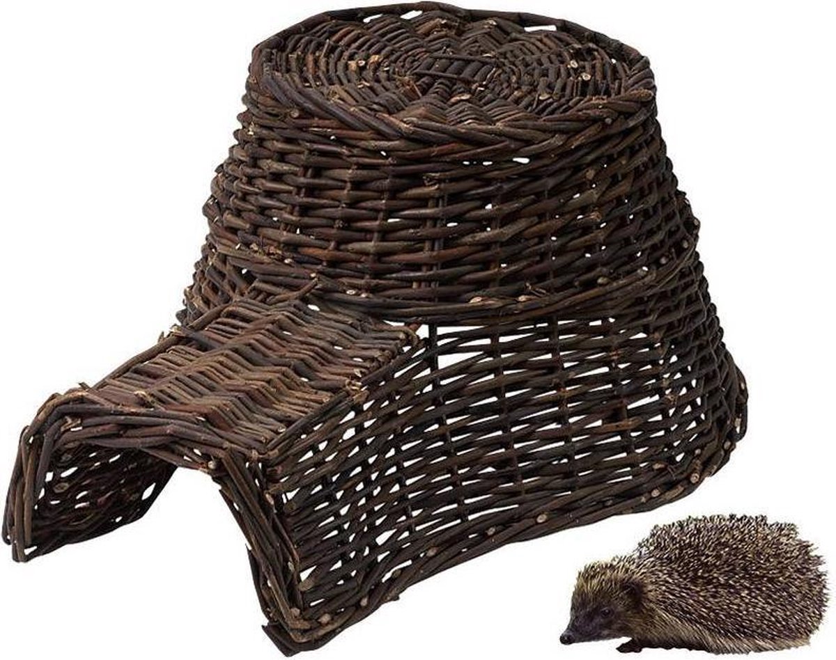 Esschert Design - Hedgehog Basket Willow Branches - Marron - 53 x 41 x 21  cm | bol.com