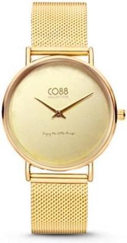 CO88 Collection Horloges 8CW 10050 Horloge met Mesh Band - Ø32 mm - Goudkleurig