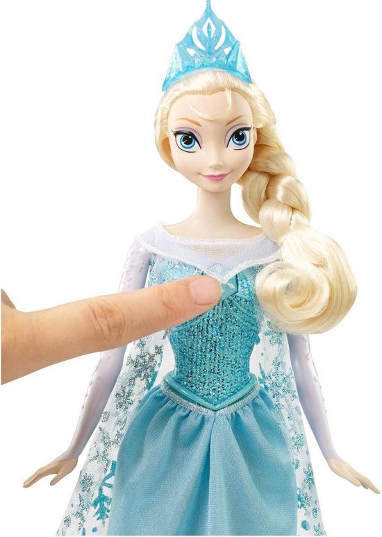 Dood in de wereld schreeuw molen Disney Frozen zingende Elsa - Barbiepop | bol.com