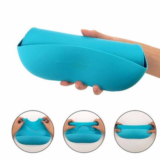 Siliconen slabbetjes - Waterdicht met Opvangbakje - 3 Stuks van Eco Rascals — afbeelding 4