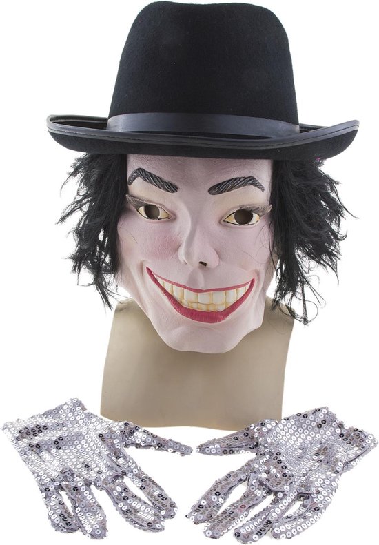 Michael Jackson set - masker, hoed en glitter handschoenen | bol.com