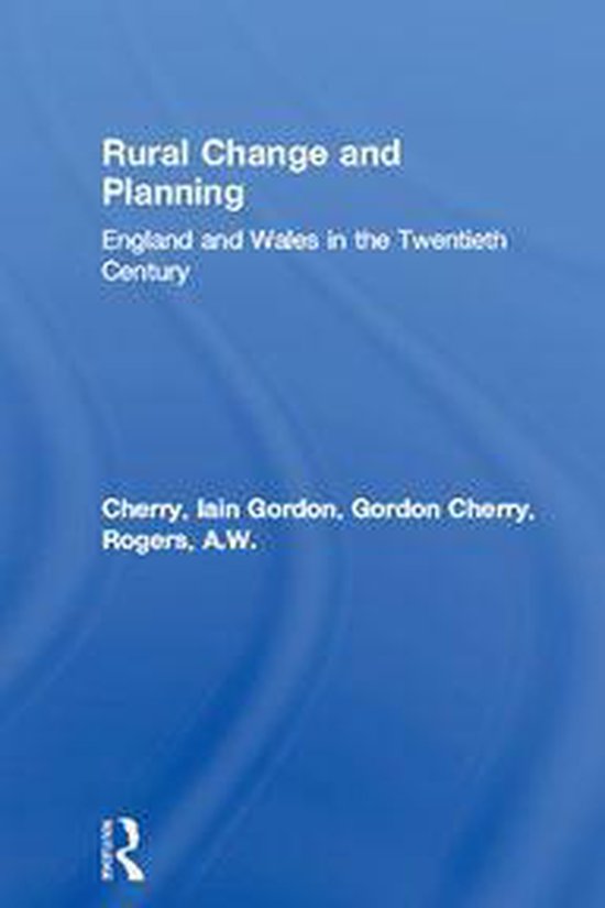 Rural Change and Planning - cover