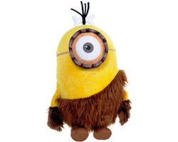 Minion knuffel Stuart als holbewoner 30 cm