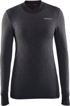 Craft Warm Wool Longsleeve Thermoshirt Dames  Sportshirt - Maat L  - Vrouwen - zwart
