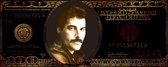 Golden Dollar Freddie Mercury - Plexiglas - Kunstwerk
