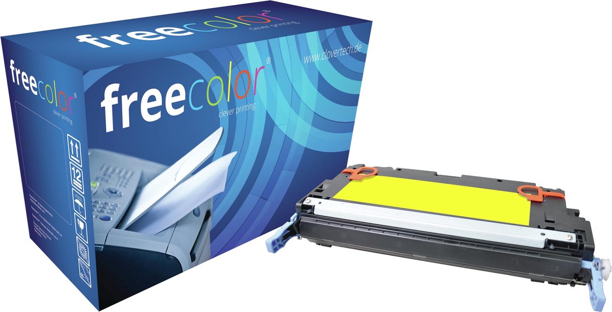 Freecolor 3800Y-FRC tonercartridge 1 stuk(s) Geel