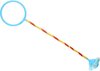 foto van Dancing Wheel met Licht - Blauw