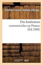 Des Institutions Commerciales En France
