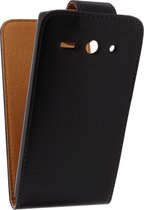 Xccess Leather Flip Case Huawei Ascend Y530 Black