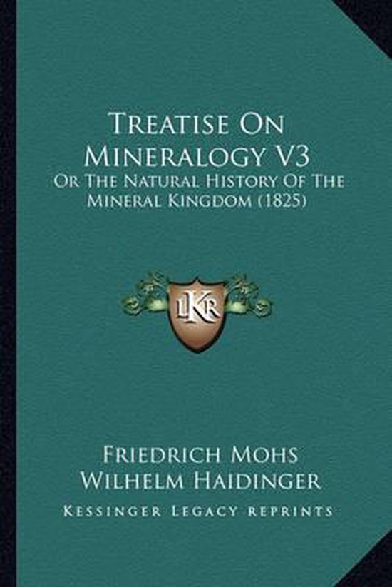 Treatise on Mineralogy V3 - cover