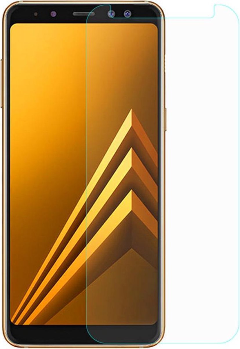 9H Tempered Glass - Geschikt voor Samsung Galaxy A8 (2018) Screen Protector - Transparant