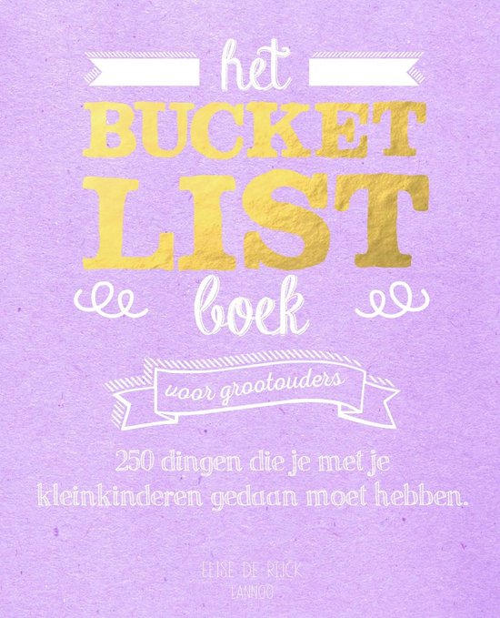Boekomslag voor Bucketlist - Het Bucketlist Boek voor grootouders