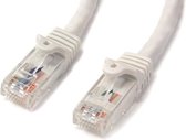 StarTech.com Câble patch Cat6 avec connecteurs RJ45 sans accroc 15 m, blanc