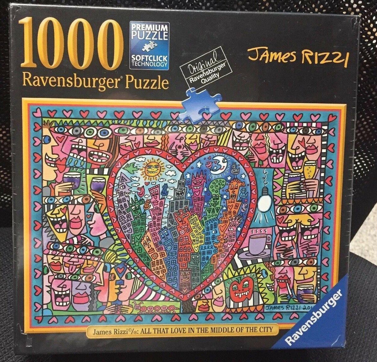 Ravensburger James Rizzi - All that love in the middle of the city | bol.com