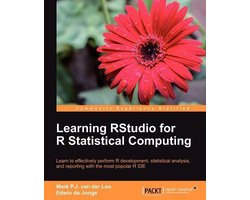 Omslag van Learning RStudio for R Statistical Computing