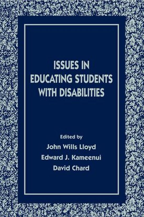 Issues in Educating Students with Disabilities - cover