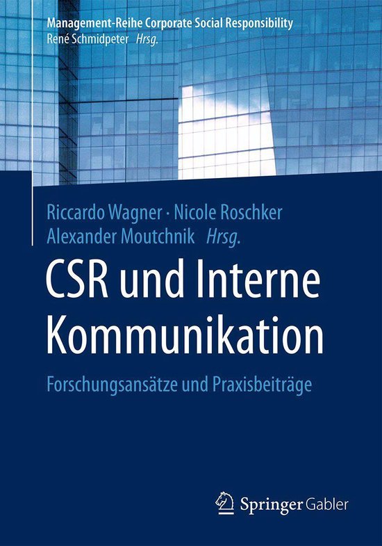Management-Reihe Corporate Social Responsibility - CSR und Interne Kommunikation