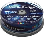 MediaRange MR430 lege mini-dvd 1,4 GB DVD-R 10 stuk(s)