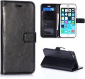 Zwarte portemonnee hoesje iPhone 6/6S Plus