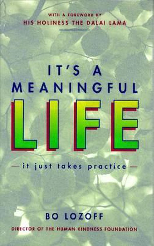 It's a Meaningful Life - cover