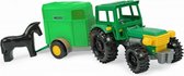 Wader Tractor Met Trailer 36 Cm Groen