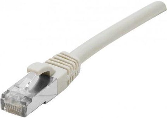 Netwerkkabel Cat 6 S/FTP - Aansluiting 1: RJ45 male haaks naar beneden