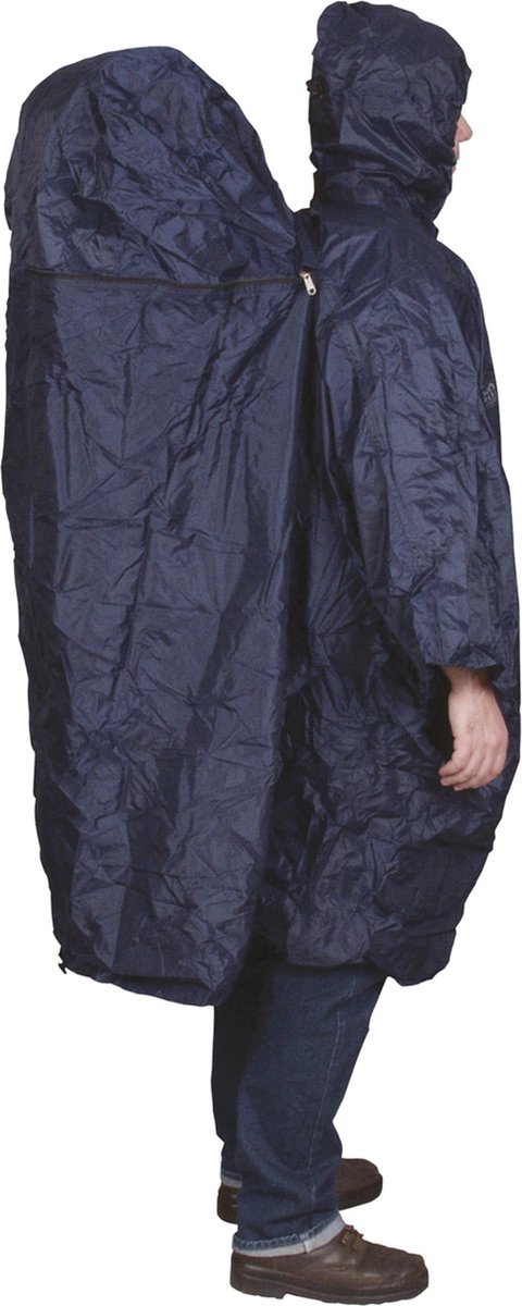 Travelsafe Zipper Extension - Poncho - Blauw - S/M