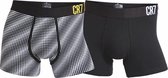 Cristiano Ronaldo 7 Trunk Cotton Stretch 2-Pack Main Fashion Men Black/White - Maat S