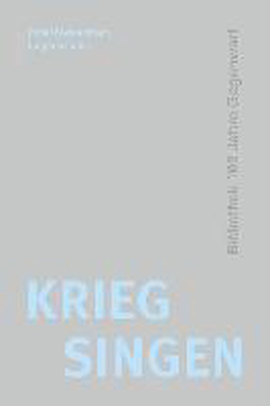 Boek cover Krieg singen van Heimerdinger, Julia (Hardcover)