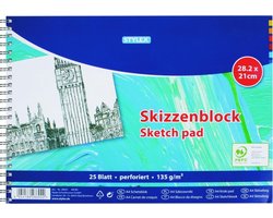 Toppoint Schetsboek A4 25vel 140gr