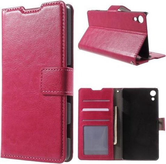 Cyclone wallet hoesje Sony Xperia Z3 Plus / Z3+ roze