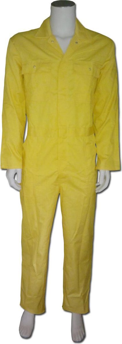 Yoworkwear Overall polyester/katoen geel maat 51