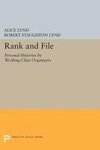 Rank and File - Personal Histories by Working-Class Organizers